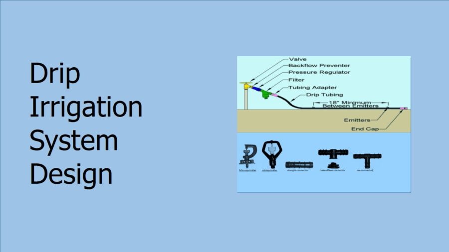 Steps to Drip irrigation system design - MyKnowledgeBase.in